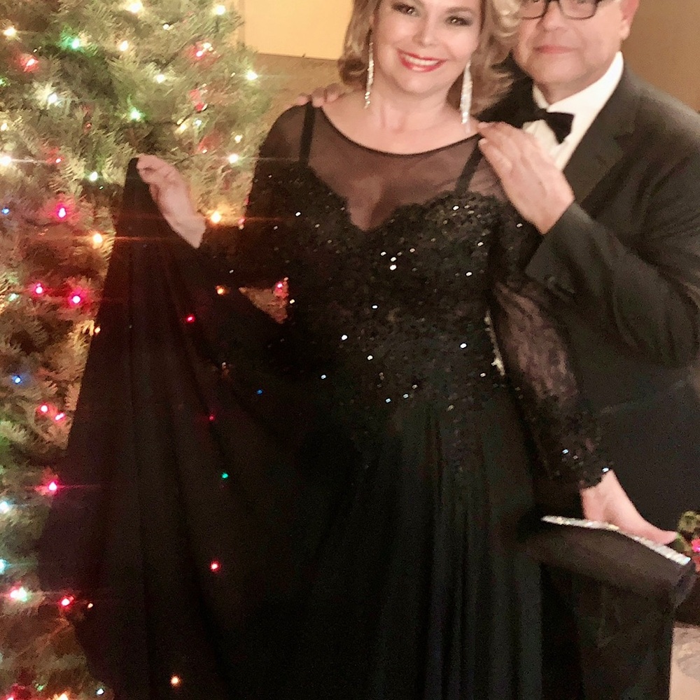 Beautiful Black formal sequined Dress/ Gown 😍